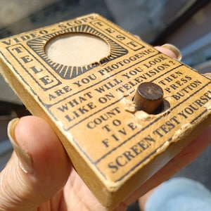 1940&#39;s Video Scope Tele Test What You Look Like On TV Jackass apears Democrat Donkey Election Political Prank  television Screen novelty toy