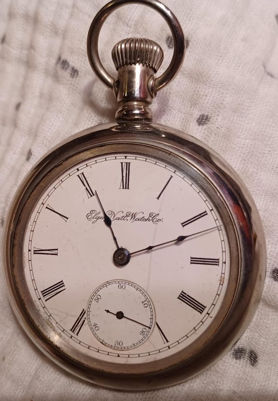 1897 ELGIN 18s Size Pocket Watch 18s Size Elgin National Watch Co