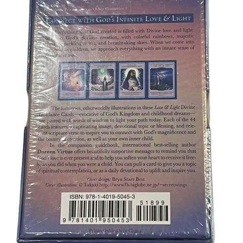 Sealed (New) OOP Doreen sold Virtue Love & Light Oracle Cards