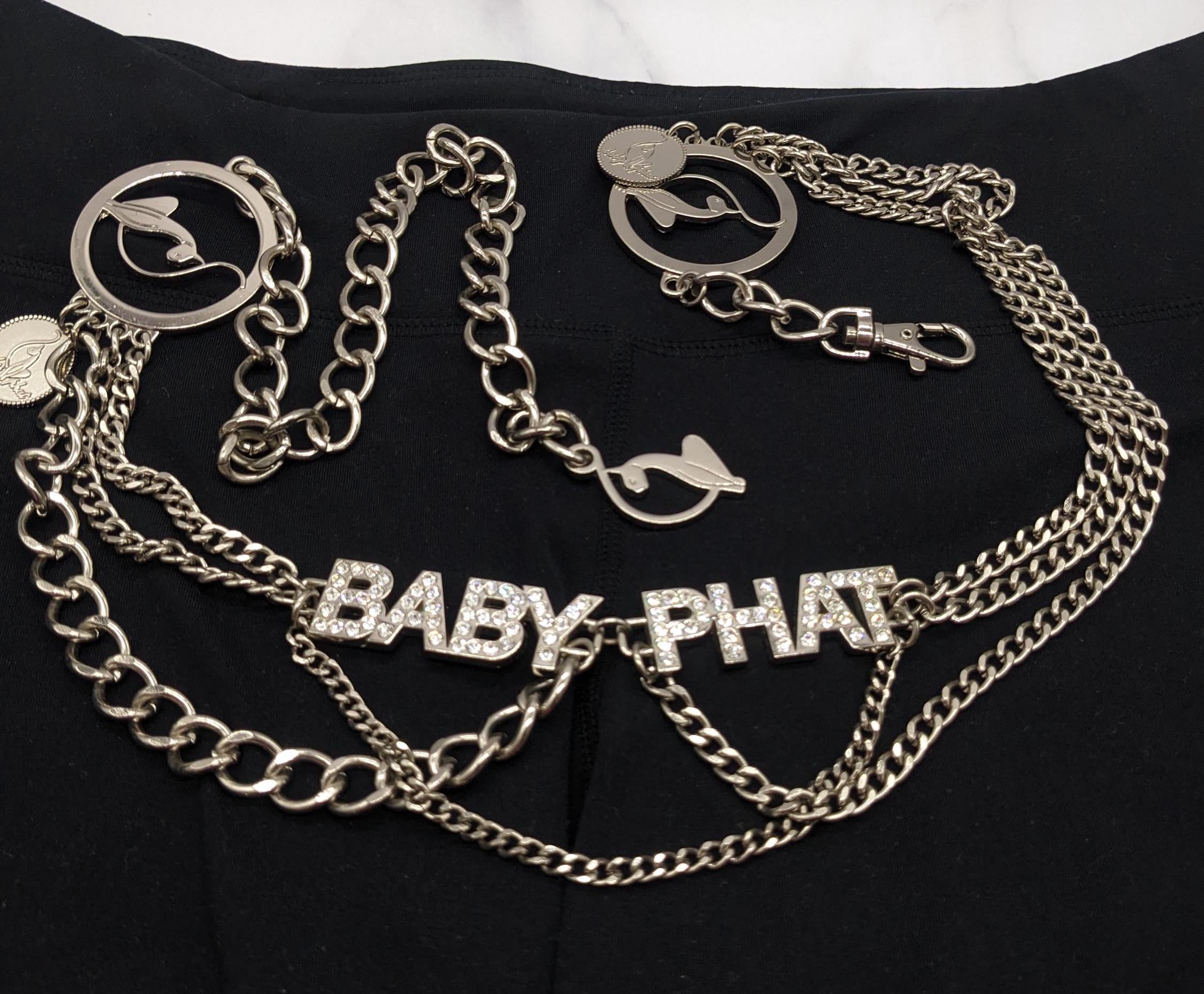 Vintage BABY PHAT Silver Tone Ladies Belt - Etsy