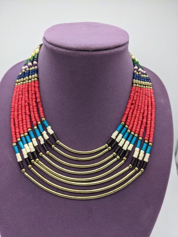 Vintage Tribal  Necklace. - image 1