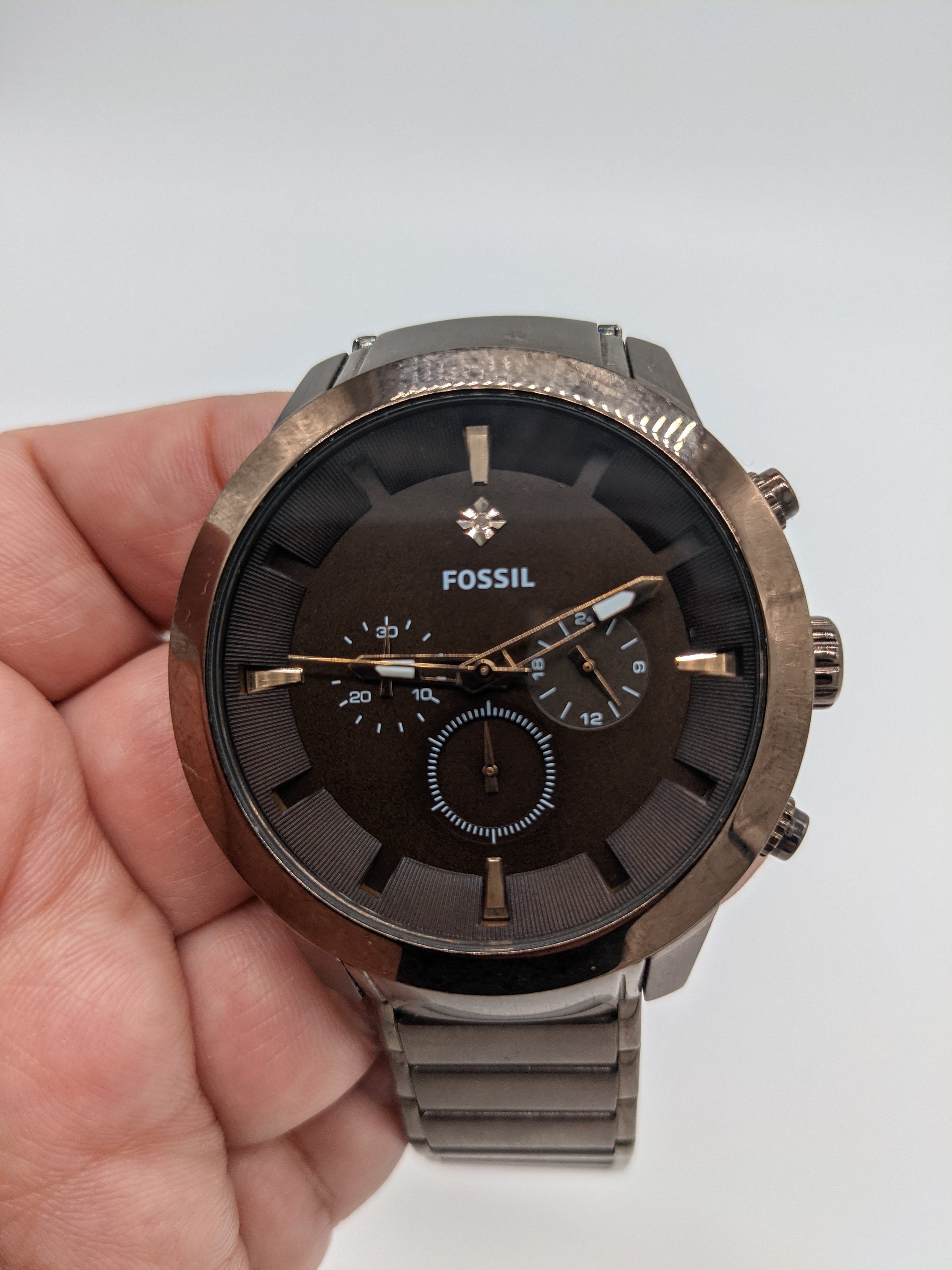 Montre diamants FOSSIL. Etsy France