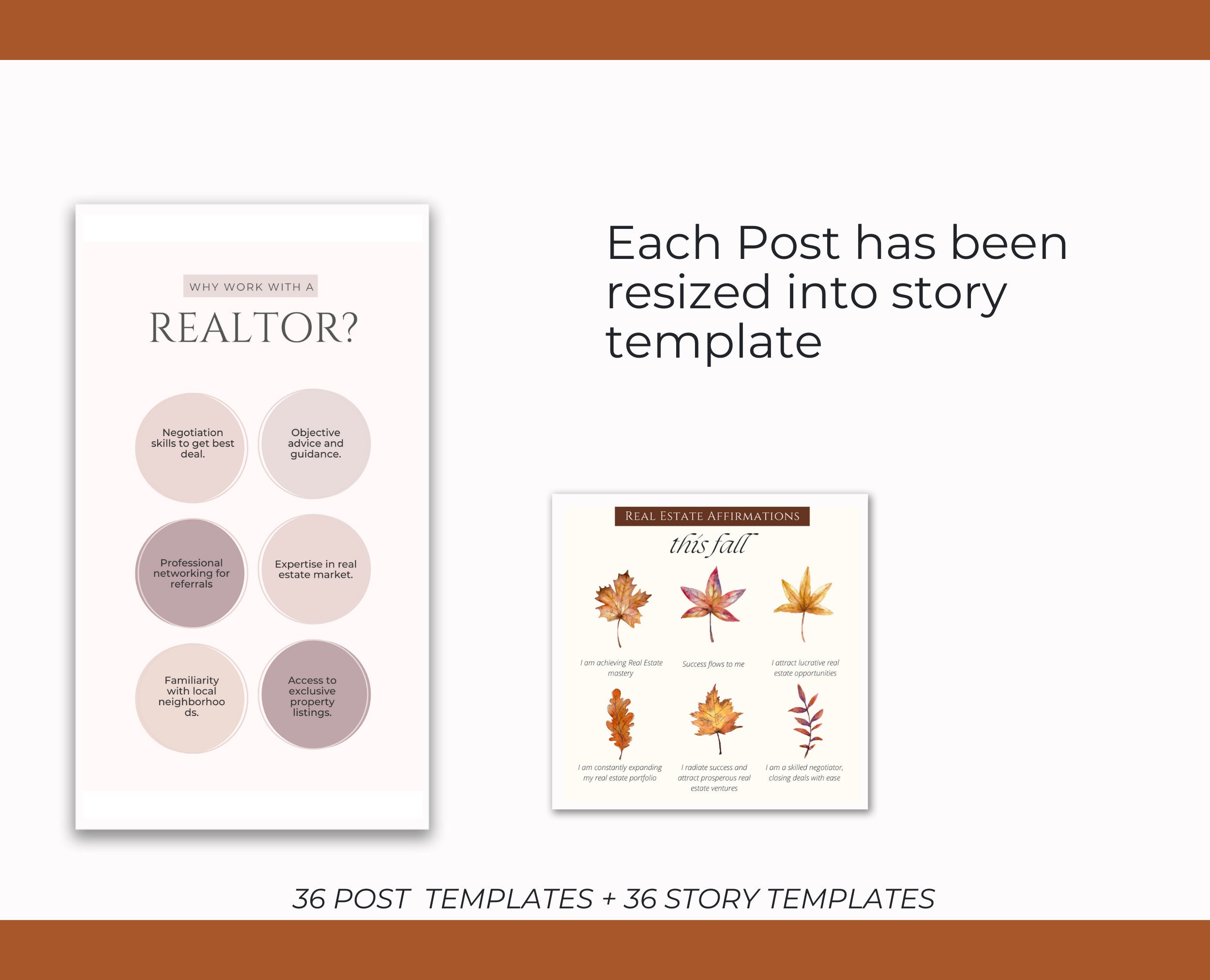80+ September Real Estate Social Media Templates| Fall Themed Realtor ...