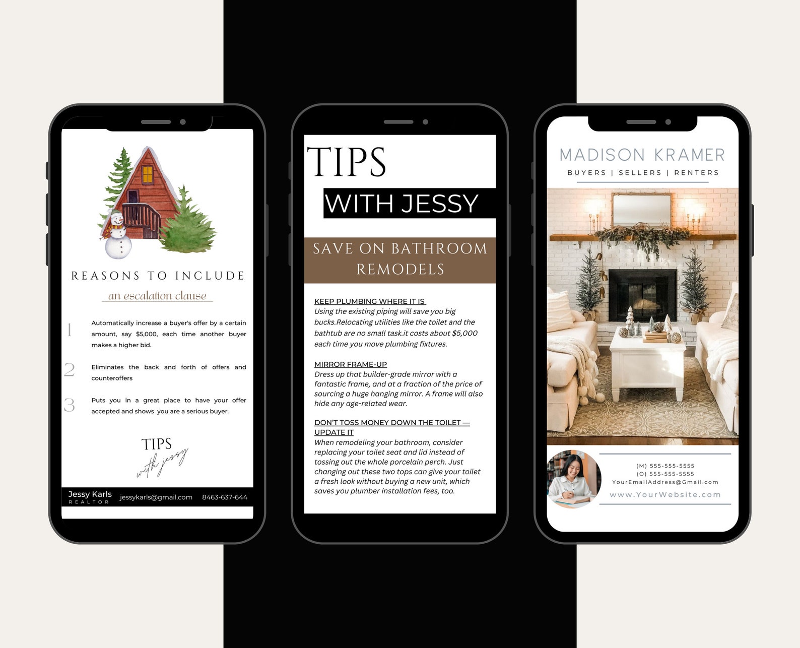 64+ January Real Estate Marketing Templates| Real Estate January Social ...