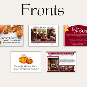 September Real Estate Fall Postcards| Real Estate Fall Marketing ...