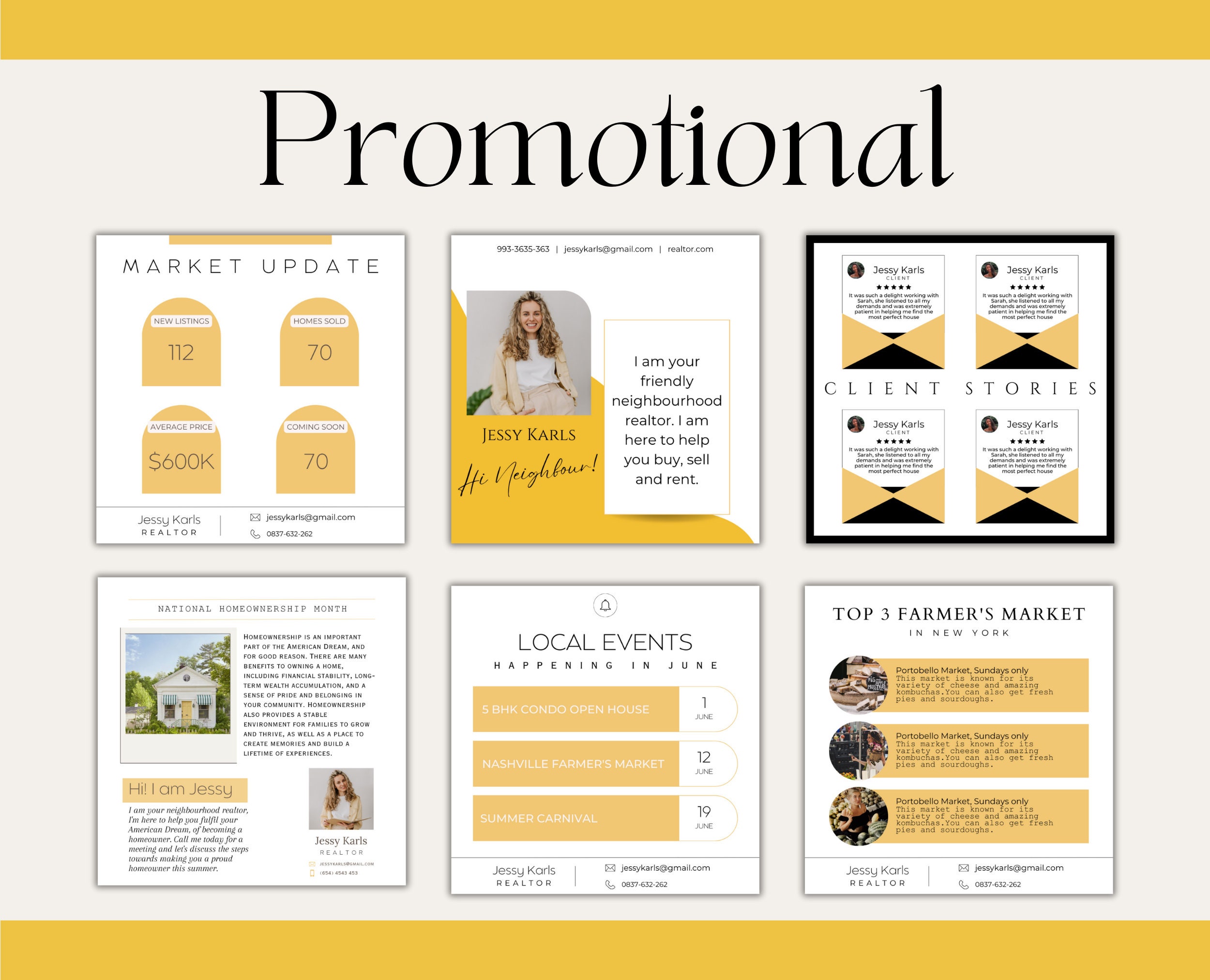 June Real Estate Marketing Templates| June Real Estate Social Media ...
