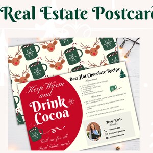 Real Estate Postcards Holiday Edition| Holiday Postcards| Realtor Fall Postcards| Real Estate Marketing| Branding Kit| Real Estate Bundle