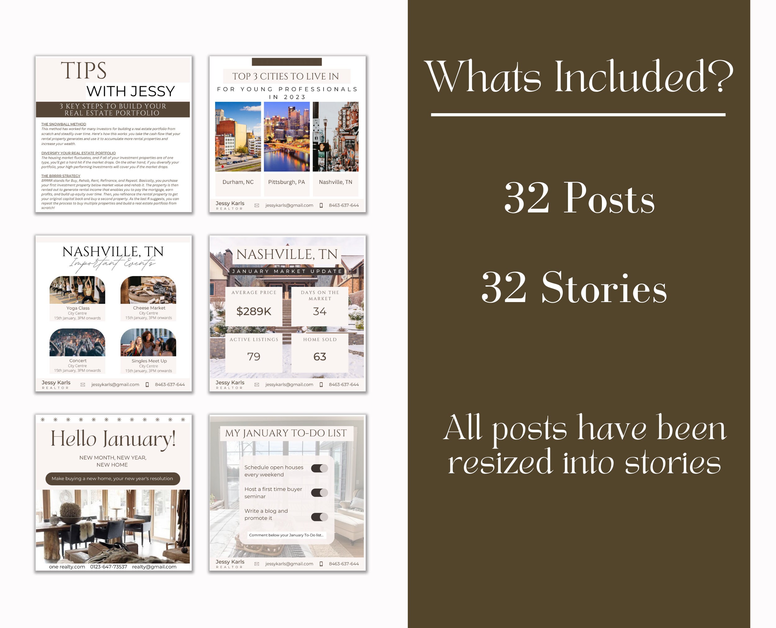 66+ January Real Estate Marketing Templates| Real Estate January Social ...