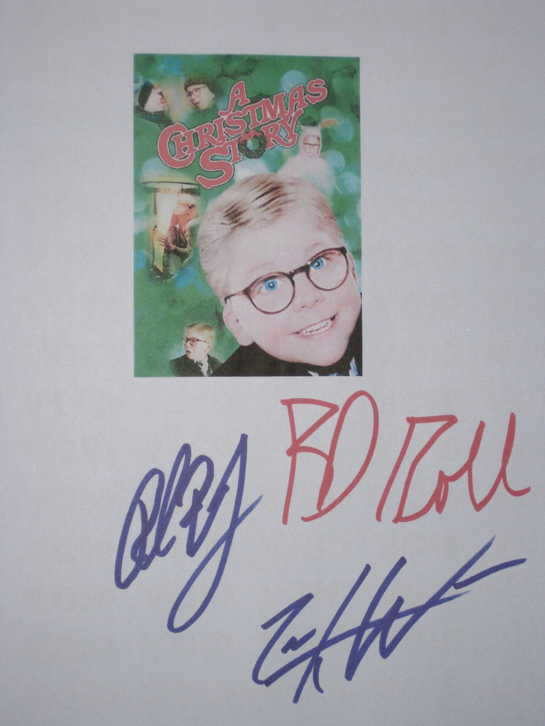 A Christmas Story Signed Movie Film Screenplay Script X3 Autographs ...