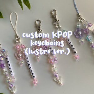 KPOP KEYCHAIN CUSTOMISABLE (Lustre Ver.)