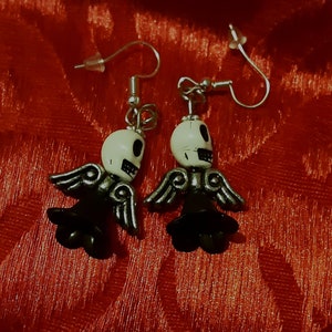 Angel of death earrings