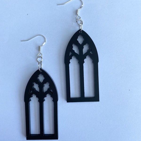 Gothic Architecture Abbey Earrings