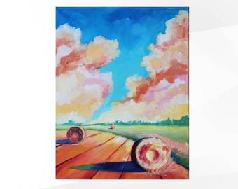 canvas hay bale bolsa