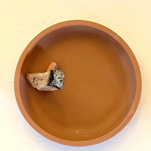 Kaze Palo Santo Holder Round Concrete Incense Burner, Minimalist Palo Santo Tray, Modern Incense Stick Holder, Handmade Meditation Accessory
