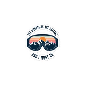 Ski Hill Adventure Bubble-free stickers | Snowboard