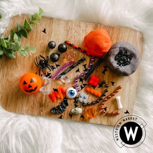Halloween Sensorische Knete Dose