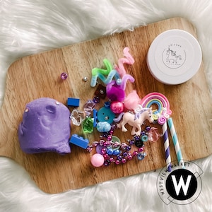 Unicorn Theme Sensory Play Dough Kit