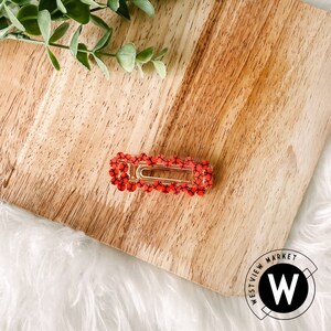 Basketball Single Resin Hair Clip