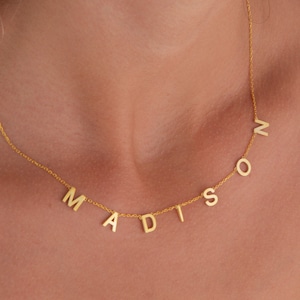 Personalized Name Necklace, Initial Necklace, Letter Necklace, Custom Necklace, Wife Gifts, Gifts For Mom, Moms Gift, Birthday Gift