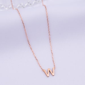 Collier initial, collier de lettres, collier dor, collier de nom personnalisé, cadeaux de femme, cadeaux pour maman, cadeau de maman, cadeau danniversaire pour elle image 6