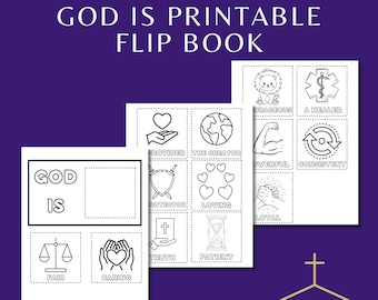 Libro imprimible "Atributos de Dios": Descarga digital