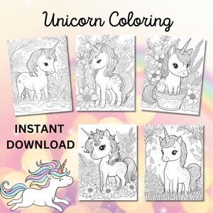 Unicorn Coloring Pages, Unicorn Activities, Magic Coloring, Unicorn Games,Unicorn Printables,Printable Coloring Pages,Unicorn Party Birthday