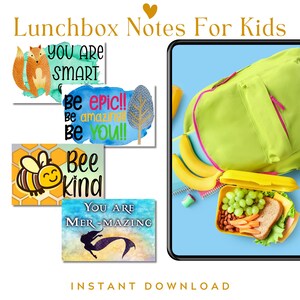 Watercolor Lunchbox Notes, Kids Lunchboxes, Lunch Box Jokes, Printable Lunchbox Notes, Words Of Encouragement,Positive Affirmations For Kids