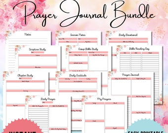 Daily Prayer Journal Printable Template - Etsy