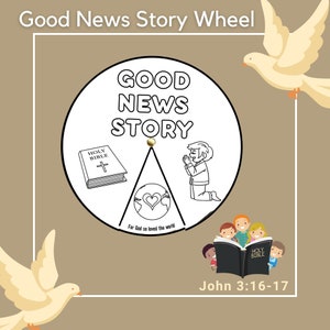ヨハネ 3:16 ぬり絵、子ども向け聖書レッスン、福音、印刷可能な聖書アクティビティ、福音、記憶ゲーム、日曜学校、愛の聖書の一節