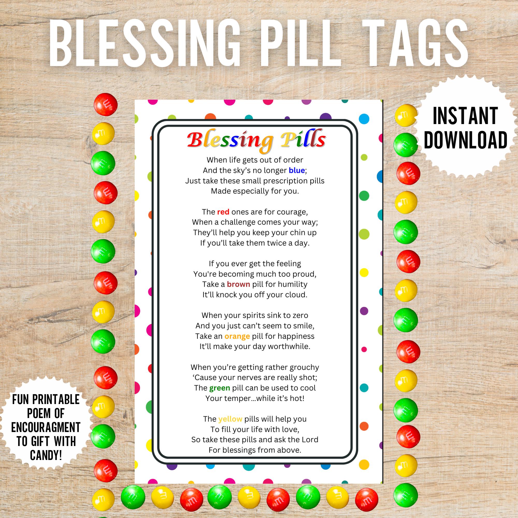Blessing Pills Tag Tasty Treats - Il Fullxfull.6339146448 5mxo