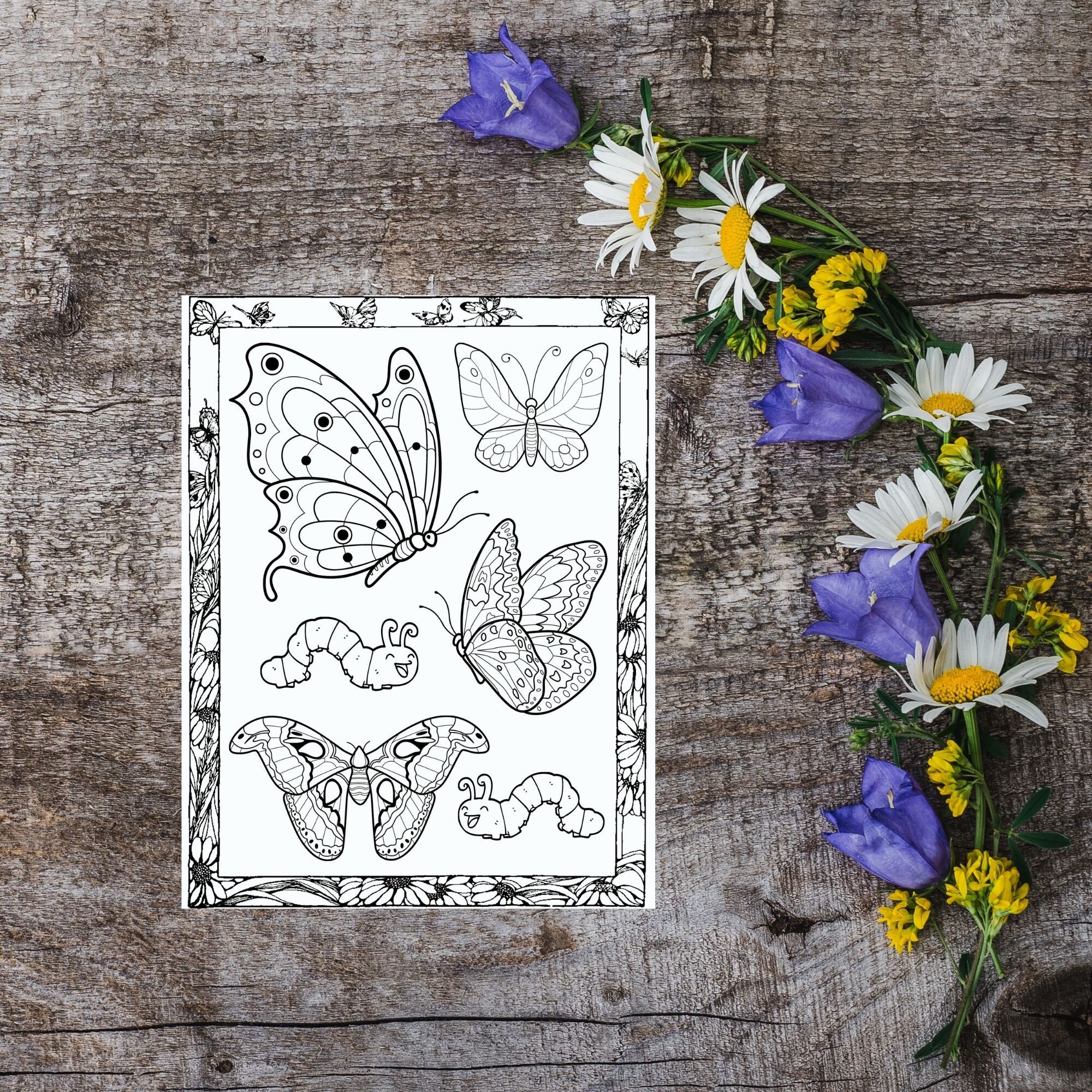 Spring Coloring Pages Interactive Spring Coloring & Activity Pages: Kids Printable Games (PDF Download ...