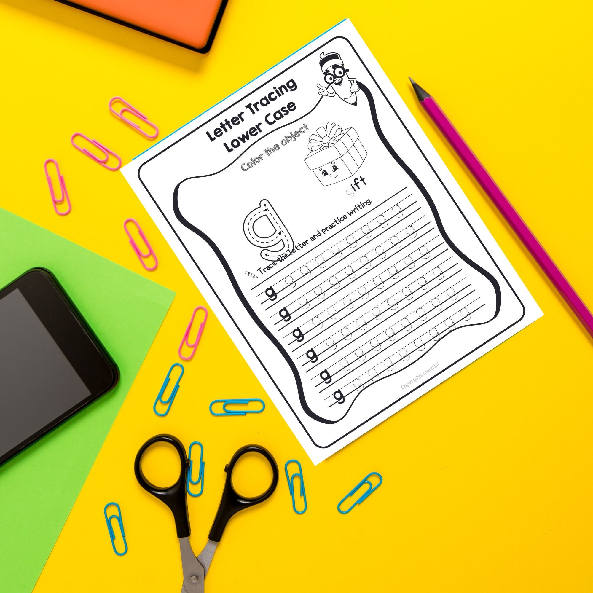 Lowercase Alphabet Tracing Sheets,trace the Alphabet,weekly Homeschool ...