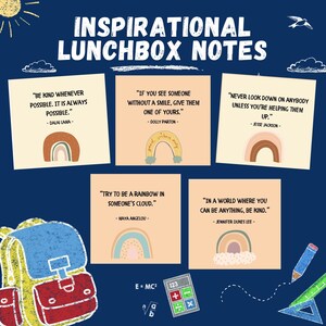 Printable Lunchbox Cards, Tween Inspirational,Lunchbox Notes Printable,Positive Notes,Inspirational Notes,Encouragement Cards,Notes For Kids