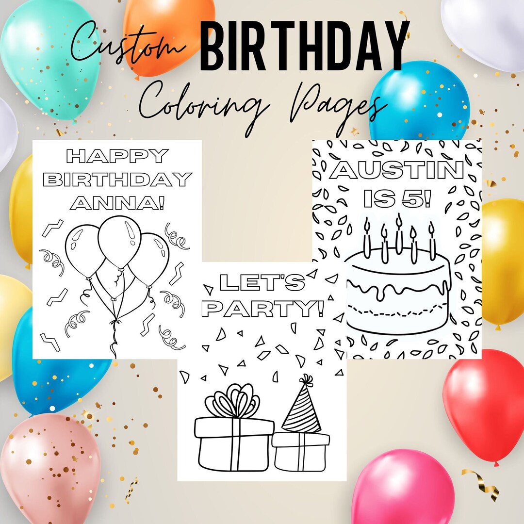 Personalized Birthday Coloring - Il 1080xN.4699352882 H1hj 