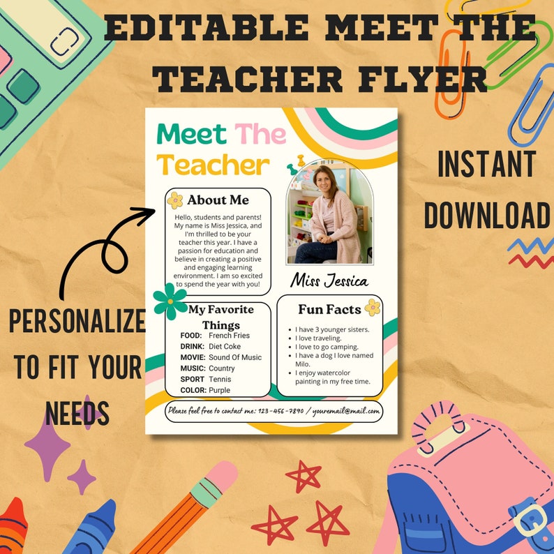 Back to School Welcome Letter, First Day of School Teacher Note, All ...