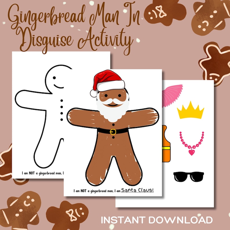Disguise A Gingerbread Man gingerbread Disguise build A Gingerbread Man