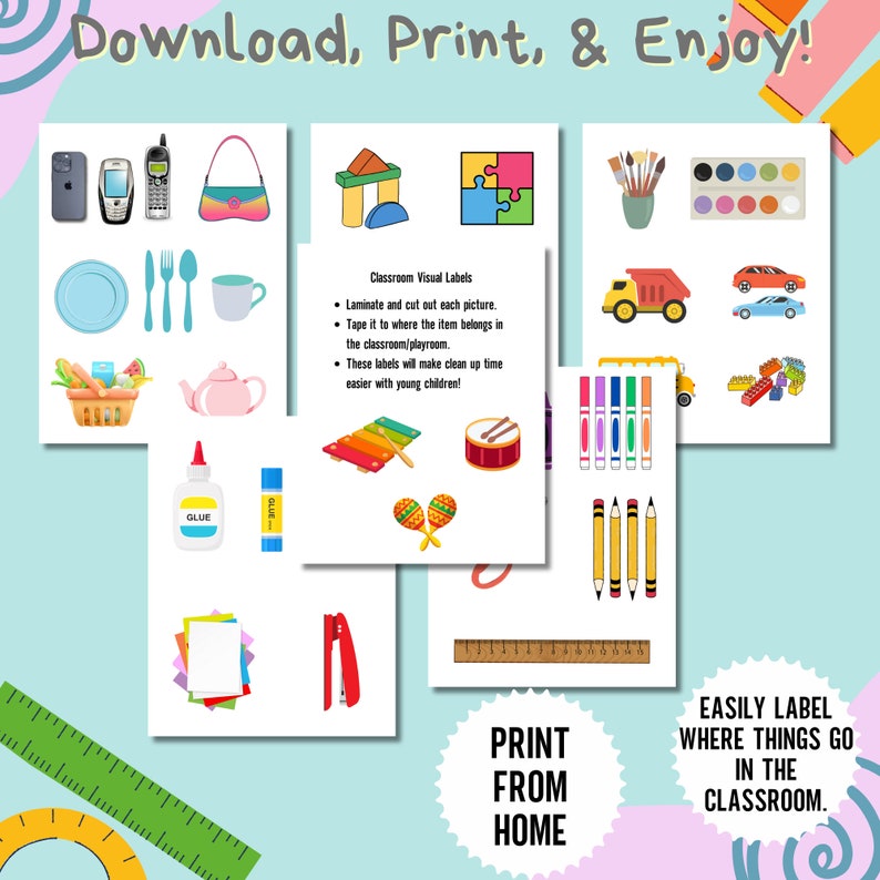 Direction Display Signs,clean up Time,visual Learner,preschool ...