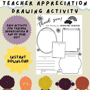 Teacher Survey, All About My Teacher, Teacher Coloring Page, Teacher Appreciation Week Printable, Teacher Printable, Teacher Thank You, Gift