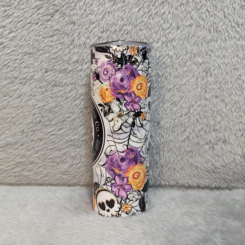 Witch Tumbler Can Be Personalized, Includes A Reusable Straw, Halloween Gift, 20oz Tumbler For Hot Or Cold Beverages image 4