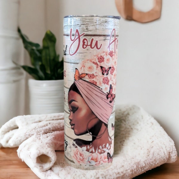Black Women Tumbler With Straw – Etsy