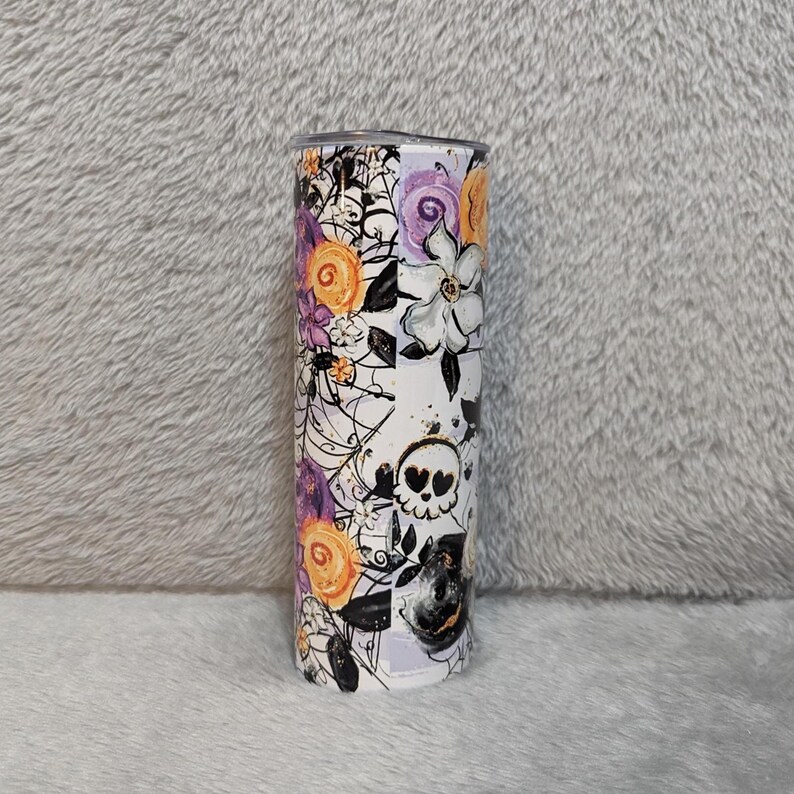 Witch Tumbler Can Be Personalized, Includes A Reusable Straw, Halloween Gift, 20oz Tumbler For Hot Or Cold Beverages image 5