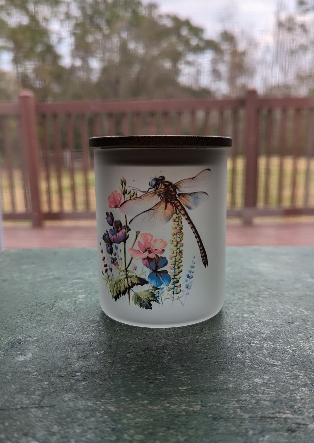 Dragonfly Candle Holder Dragonfly Jar Dragonfly Candle Etsy