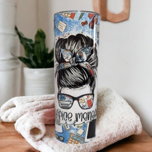 Office Manager Tumbler Can Be Personalized, Office Manager Cup With Name, Office Manager Gift, 20oz Tumbler With Reusable Straw
