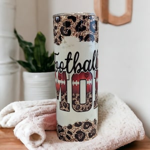 Football Mom Tumbler, Show Your Team Spirit on the Sidelines, Football Mom, Gift For Her, Football Cup, Gift for Mom