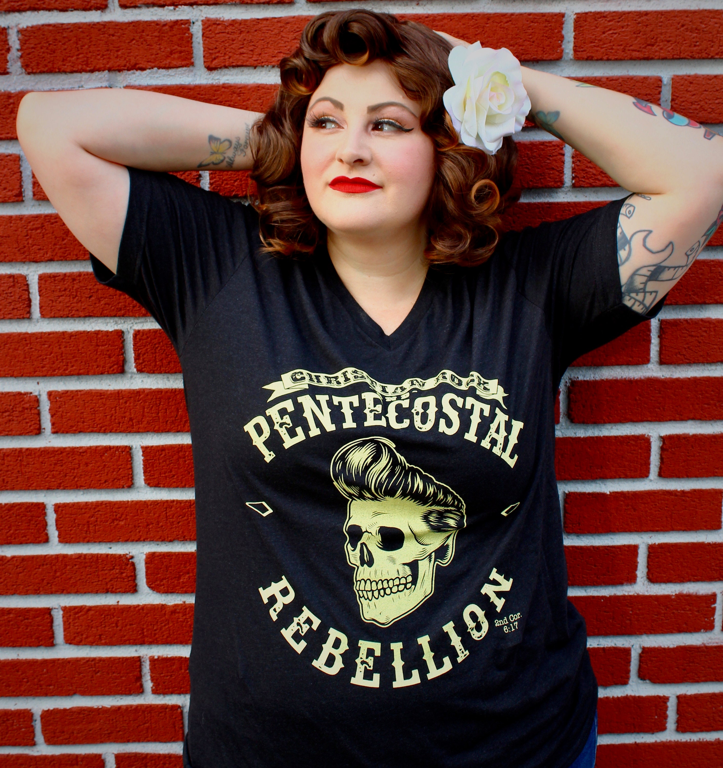 Pentecostal Rebellion Band Tee CD 