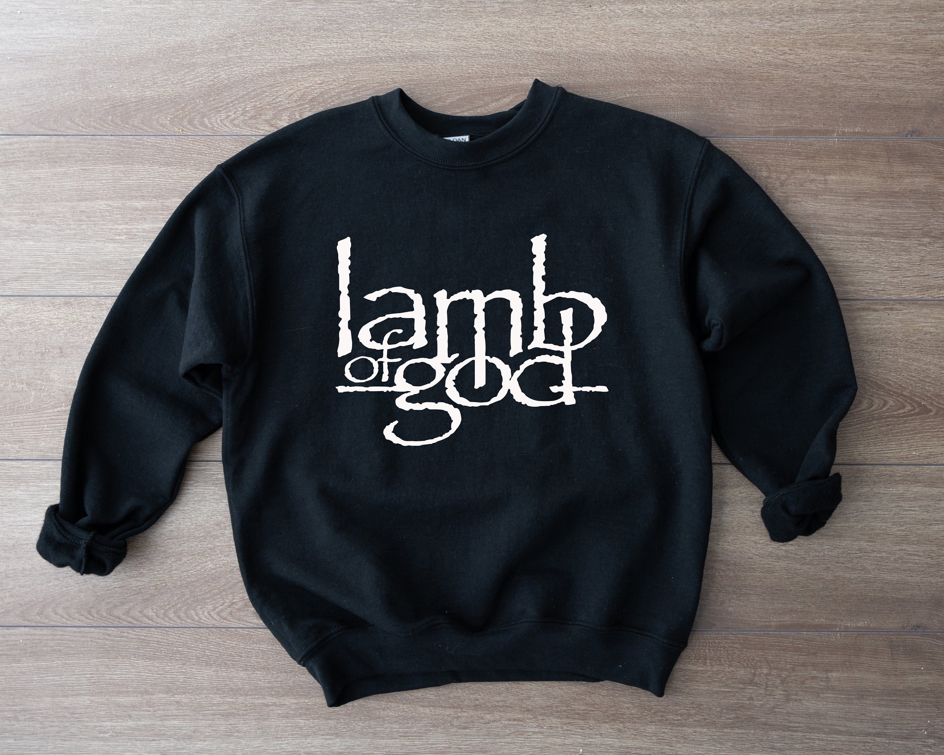 Lamb of God Mens Round Neck Sweatshirt Casual Hoodie Lamb of God Mens Round Neck Sweatshirt Casual Hoodie