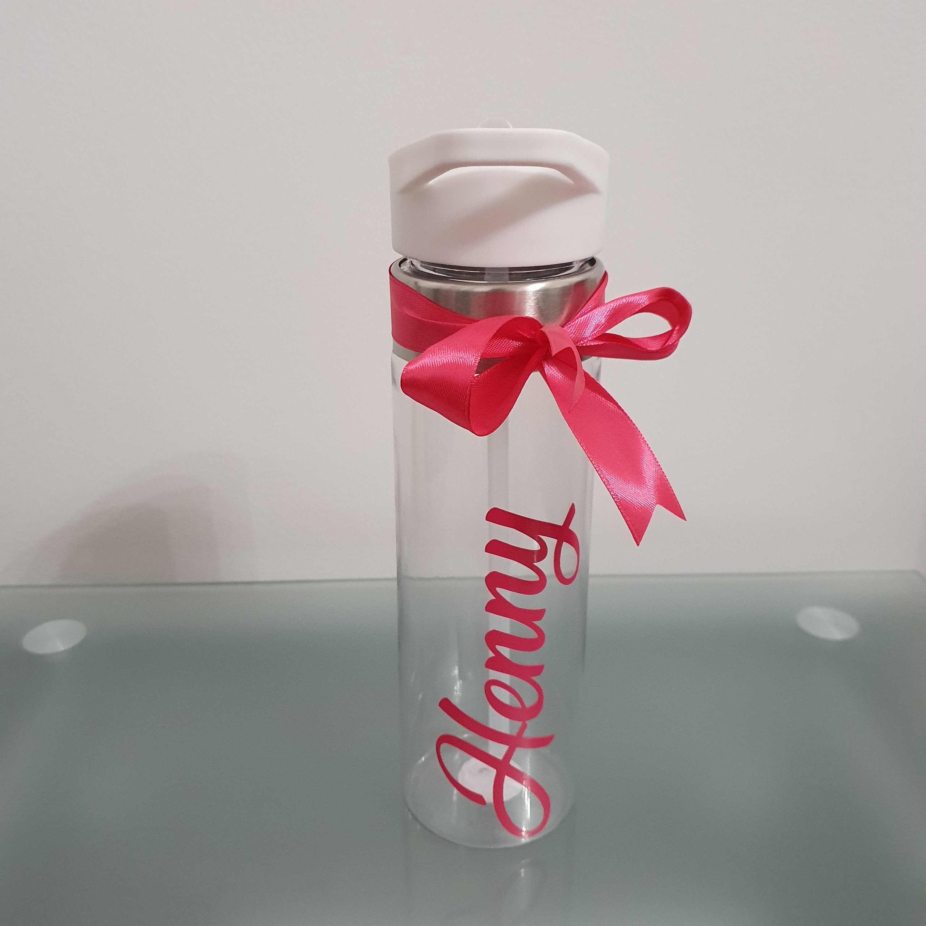 Personalised With Vinyl 500ml Drinks Bottle Etsy