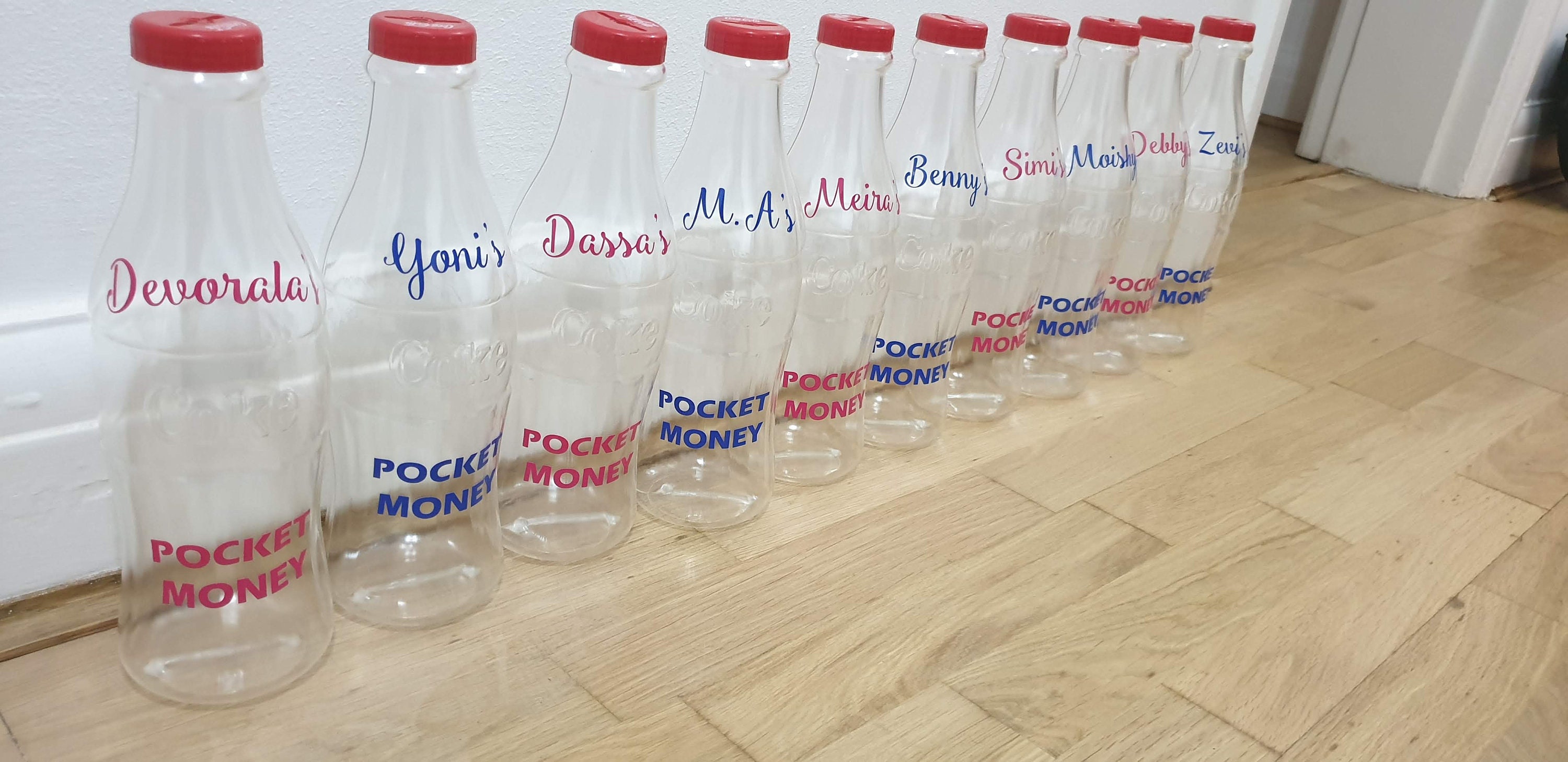 Personalised Coke Saving Piggy Bank Bottle. Vinyl Etsy