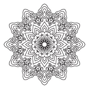 Printable Mandala Planner/ Coloring Pages - Etsy