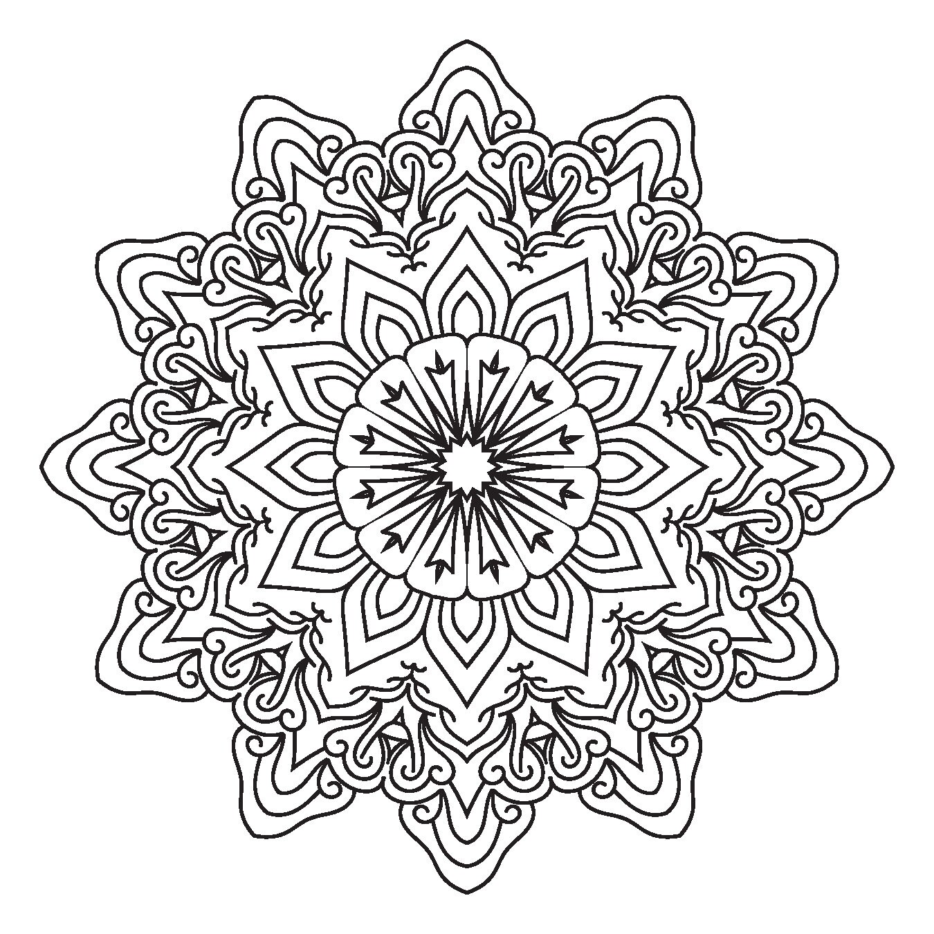 Printable Mandala Planner/ Coloring Pages - Etsy